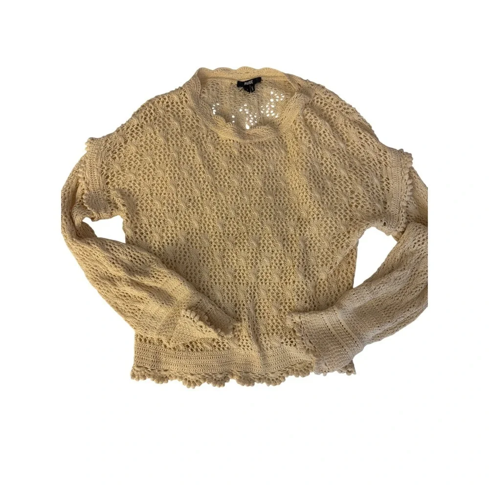 Paige Crochet Knit Sweater – Size‎ M (US 6/8)